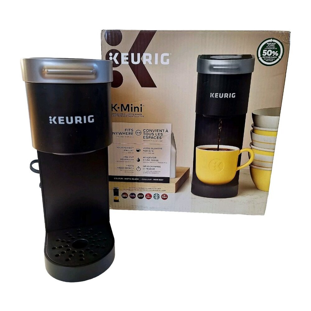 KEURIG K-MINI COFFEE MAKER SINGLE SERVE K-CUP POD BREWER BLACK